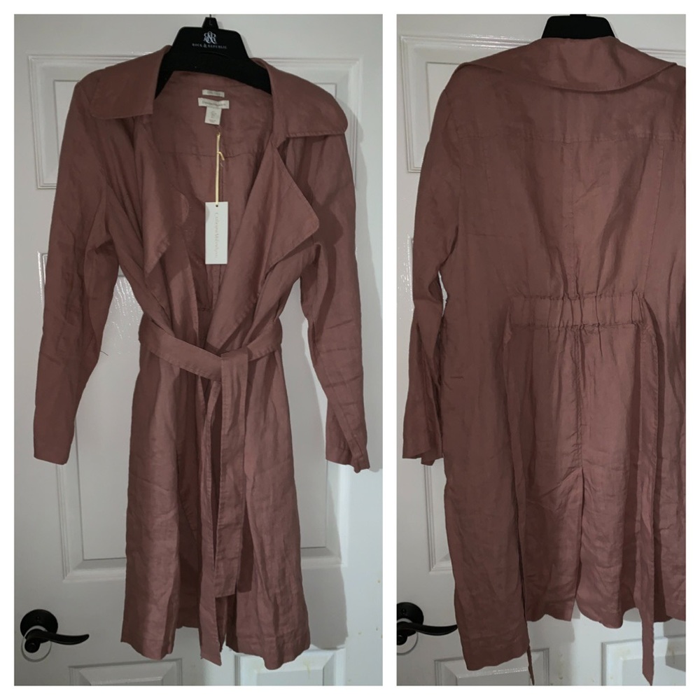 Catherine Maladrino NWT 100% Linen Jacket